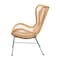 Baxton Studio Colorado Modern Bohemian Natural Brown Rattan and Black Metal Accent Chair 224-13131-ZORO - alternate 6